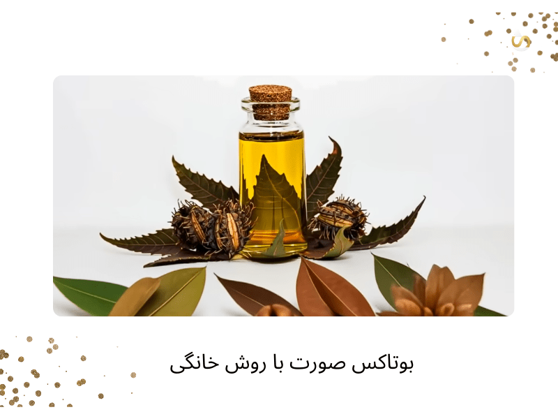 تصویر از دانه روغن کرچک است که کار بوتاکس صورت با روش خانگی روغن کرچک